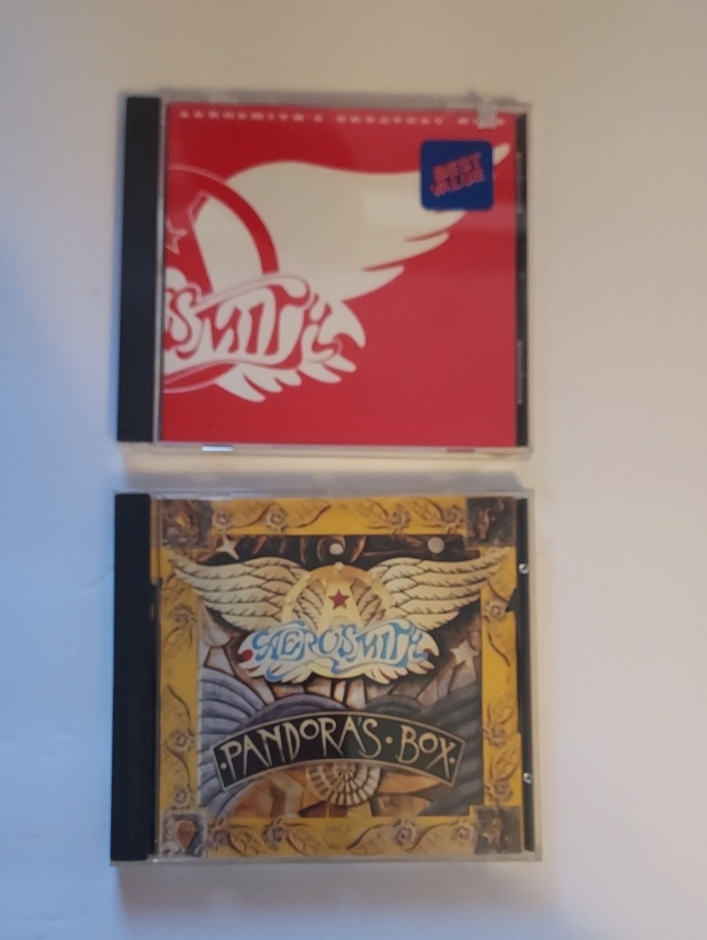AEROSMITH 2 CD Bundle Greatest Hits Pandoras Box